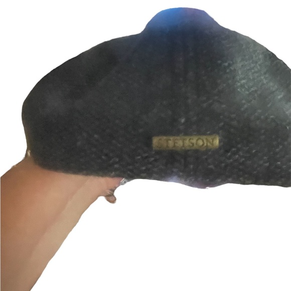 STETSON Irish Scrapper cap or Ivy Cap. Gray STW307-GREY3 tweedNWOT - Picture 4 of 7